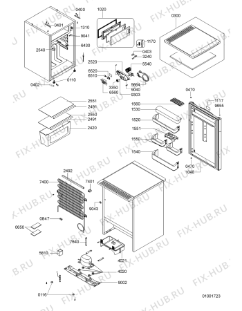 Схема №1 ARC0501 (F091196) с изображением Инструкция по эксплуатации для холодильника Indesit C00346221