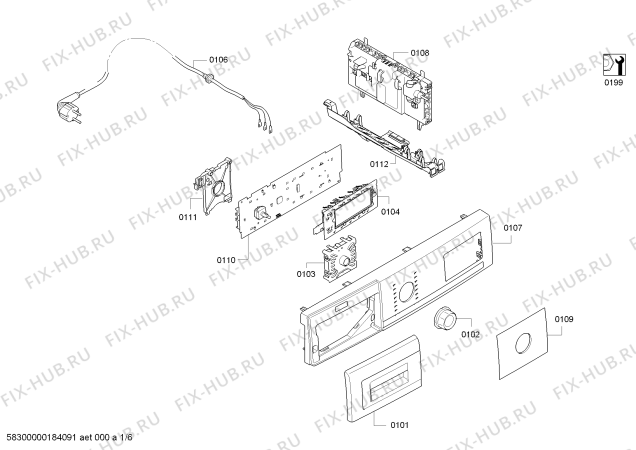 Схема №6 WT260100 Gaggenau с изображением Вкладыш для электросушки Bosch 00634152