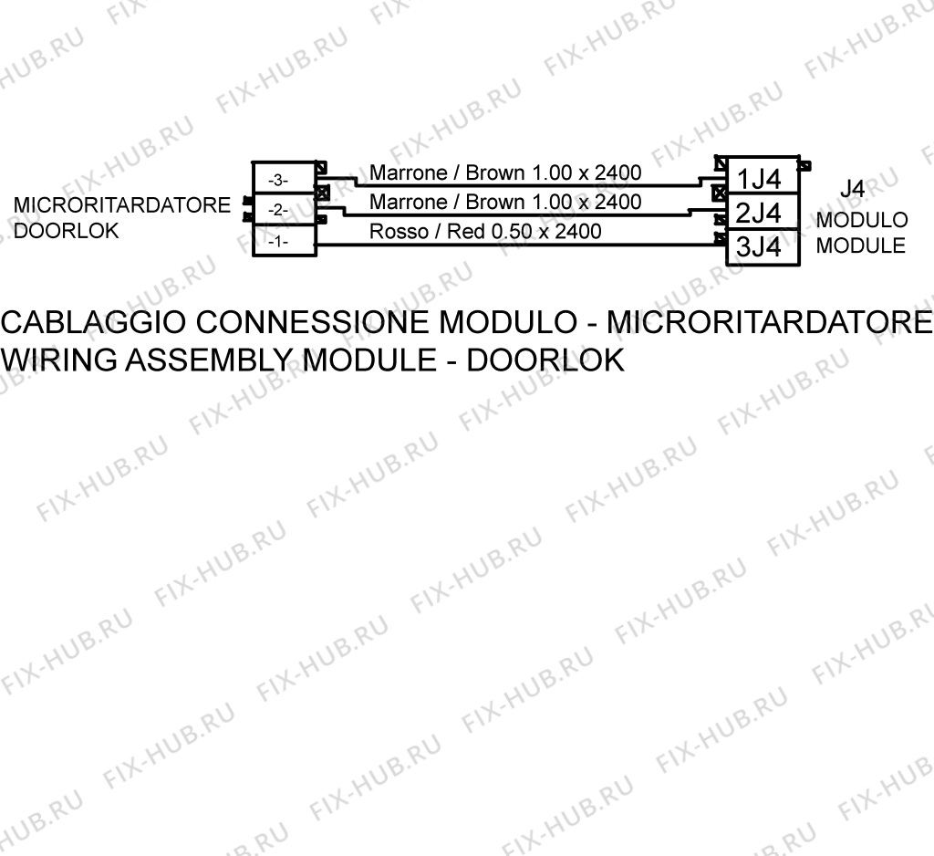 Большое фото - Проводка для стиральной машины Indesit C00264172 в гипермаркете Fix-Hub