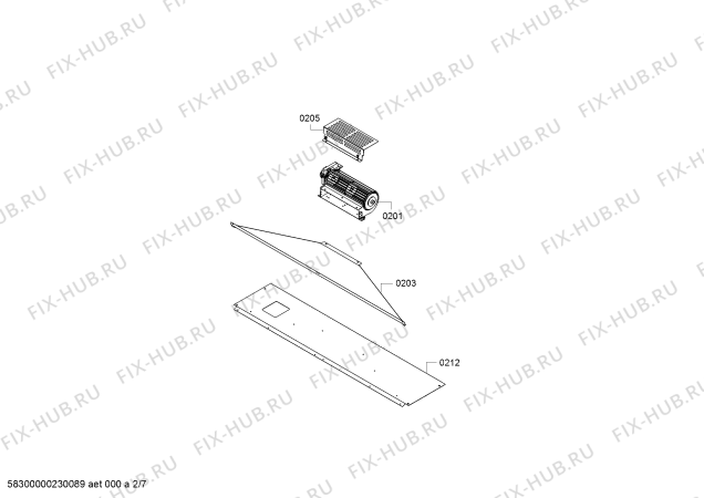 Схема №7 HK9K9V850M с изображением Кронштейн для духового шкафа Bosch 10003695