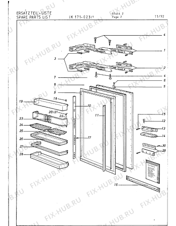 Схема №16 IK171023 с изображением Терморегулятор для холодильной камеры Bosch 00099329