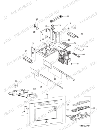 Схема №4 SCM1 (F065181) с изображением Холдер фильтра  для электрокофеварки Indesit C00278508