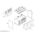 Схема №12 PRL486ELG с изображением Тепловой экран для духового шкафа Bosch 00479327