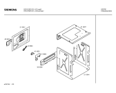 Схема №3 HB13361EU с изображением Внешняя дверь для духового шкафа Siemens 00213836