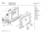 Схема №6 SGI53E04EU с изображением Передняя панель для посудомоечной машины Bosch 00438599