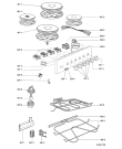 Схема №2 ACM 339 WH с изображением Холдер для плиты (духовки) Whirlpool 481246279754