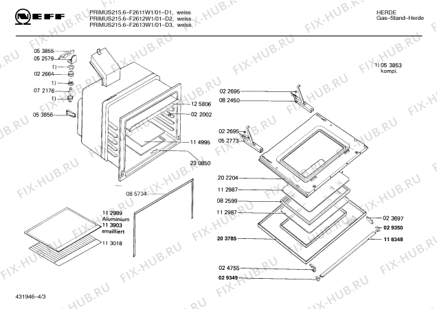 Схема №4 195303707 2394.11FG с изображением Форсунка горелки для электропечи Bosch 00052193