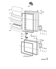 Схема №1 ERB3316 с изображением Полка для холодильной камеры Electrolux 2084073051