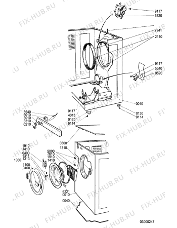 Схема №2 AWG 200/3 с изображением Электропитание для электросушки Whirlpool 481232058048