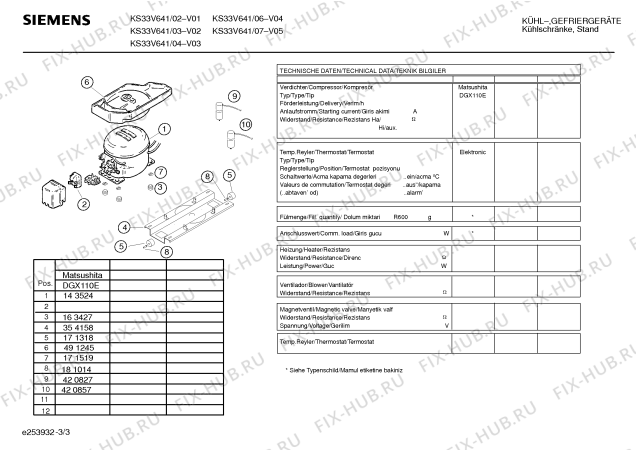 Схема №3 KS29V630 с изображением Панель для холодильной камеры Siemens 00433996