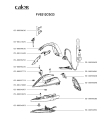 Схема №1 FV5212E0/23 с изображением Рукоятка для электропарогенератора Tefal CS-00123008