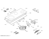 Схема №1 PKK975T02E с изображением Стеклокерамика для плиты (духовки) Bosch 00479166