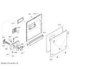 Схема №6 SGI33E25AU с изображением Передняя панель для электропосудомоечной машины Bosch 00448819