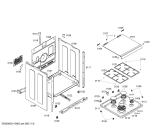 Схема №6 HGD74W255N с изображением Горелка для электропечи Bosch 00498973