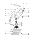 Схема №1 AKS 610 AV с изображением Холдер для вытяжки Whirlpool 481940478913