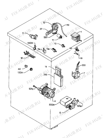 Взрыв-схема стиральной машины Marijnen CMF325 - Схема узла Electrical equipment