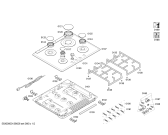 Схема №2 T62S26S0 с изображением Варочная панель для электропечи Bosch 00476687