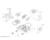 Схема №3 VSZ3A330S Z 3.0 с изображением Крышка для электропылесоса Siemens 11007877