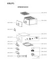 Схема №6 XP4030CA/3C0 с изображением Емкость для кофеварки (кофемашины) Krups MS-620631