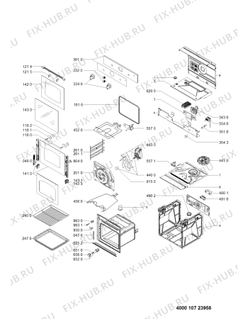 Схема №1 AKS 236/AE с изображением Панель для электропечи Whirlpool 481010723948