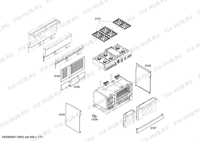 Схема №11 PG486GEBLP с изображением Труба для духового шкафа Bosch 00498904